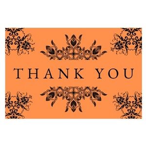 Set of 10 Halloween Thank You Cards